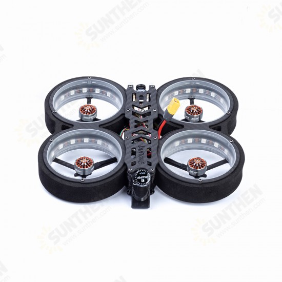 369 SW2812 LED DUCT 3 Inch 6S Freestyle CineWhoop FPV Racing Drone BNF w/ Runcam Nano 2 Camera