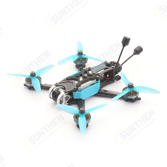 F4 4 Inch HD Version 4S/6S FPV Racing Drone Camera AIR UNIT FPV System MAMBA AIO F411 FC 35A ESC TOKA 2203.5 Motor