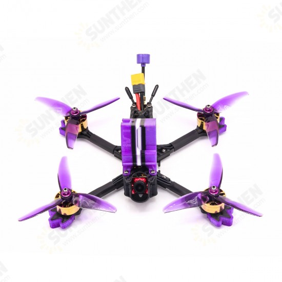 LAL 5style 220mm 6S Freestyle 5 Inch FPV Racing Drone PNP/BNF F4 Bluetooth FC Caddx Ratel 2307 1850KV Motor 50A Blheli_32 ESC