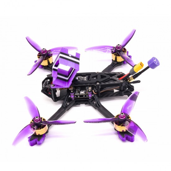 LAL 5style 220mm 6S Freestyle 5 Inch FPV Racing Drone PNP/BNF F4 Bluetooth FC Caddx Ratel 2307 1850KV Motor 50A Blheli_32 ESC