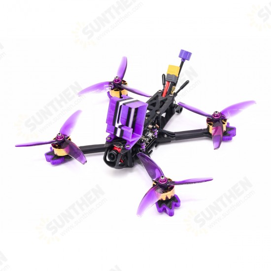 LAL 5style 220mm 6S Freestyle 5 Inch FPV Racing Drone PNP/BNF F4 Bluetooth FC Caddx Ratel 2307 1850KV Motor 50A Blheli_32 ESC