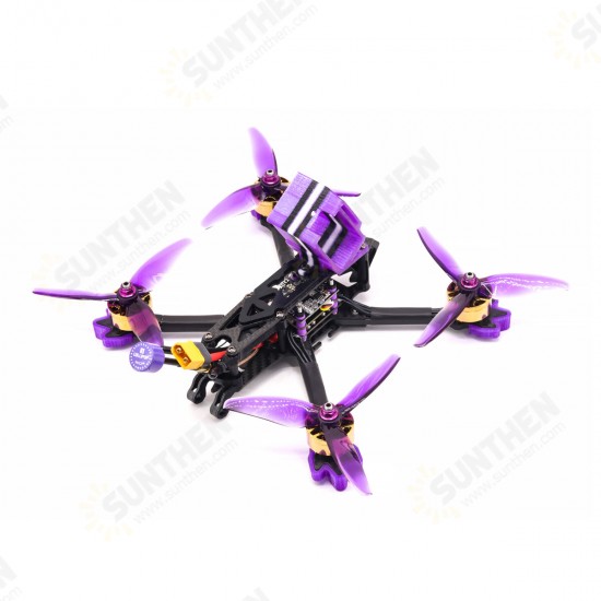 LAL 5style 220mm 6S Freestyle 5 Inch FPV Racing Drone PNP/BNF F4 Bluetooth FC Caddx Ratel 2307 1850KV Motor 50A Blheli_32 ESC