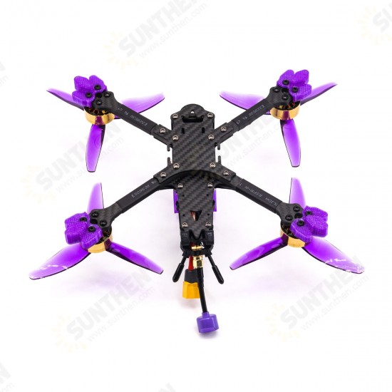 LAL 5style 220mm 6S Freestyle 5 Inch FPV Racing Drone PNP/BNF F4 Bluetooth FC Caddx Ratel 2307 1850KV Motor 50A Blheli_32 ESC