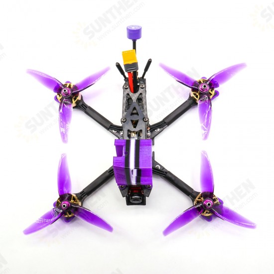 LAL 5style 220mm 6S Freestyle 5 Inch FPV Racing Drone PNP/BNF F4 Bluetooth FC Caddx Ratel 2307 1850KV Motor 50A Blheli_32 ESC