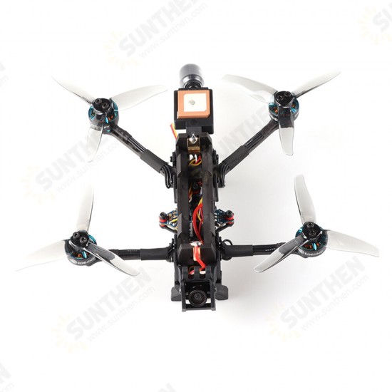 Nano LR3 2S Long Range 144mm 3 Inch F4 FPV Racing Drone PNP BNF w/ M80 GPS 1303.5 4500KV Motor 25-400mW VTX CADDX Nano ANT 1200TVL Camera