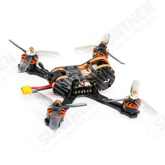 Tyro Tyro79S 140mm F4 OSD 20A ESC 3 Inch FPV Racing Drone RTF w/ 200mW VTX Frsky XM+ Receiver & LiteRadio 2.4G Radio Transmitter Mode 2 for Novice Newer Beginner