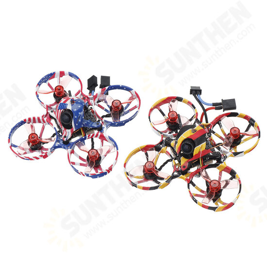 US65 DE65 PRO 65mm 1-2S Brushless Whoop FPV Racing Drone BNF CrazybeeX F4 FC CADDX ANT Cam 0802 14000KV Motor