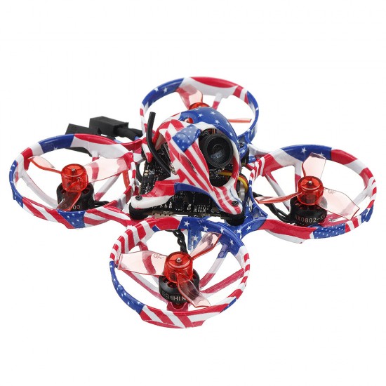 US65 DE65 PRO 65mm 1-2S Brushless Whoop FPV Racing Drone BNF CrazybeeX F4 FC CADDX ANT Cam 0802 14000KV Motor