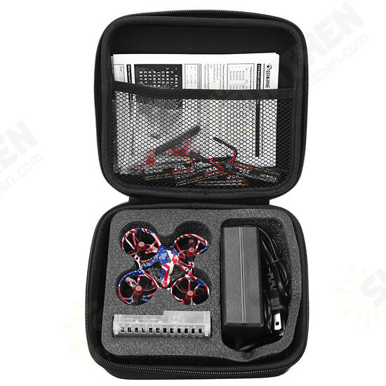 US65 DE65 PRO 65mm 1-2S Brushless Whoop FPV Racing Drone BNF CrazybeeX F4 FC CADDX ANT Cam 0802 14000KV Motor