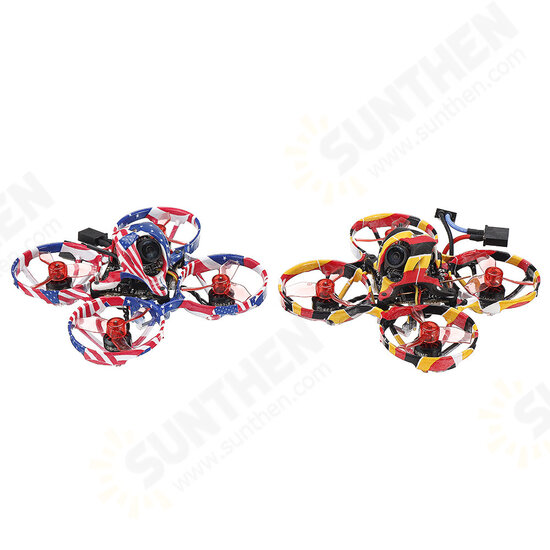 US65 DE65 PRO 65mm 1-2S Brushless Whoop FPV Racing Drone BNF CrazybeeX F4 FC CADDX ANT Cam 0802 14000KV Motor