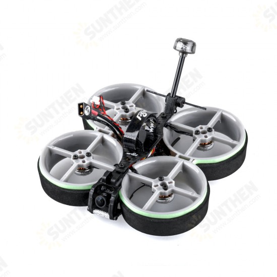 V1.2 Neon LED 90mm Wheelbase 2inch Analog Version 4S RC Drone w/ Caddx Ant Camera Support NIN V2 1203 PRO 3400KV Motor