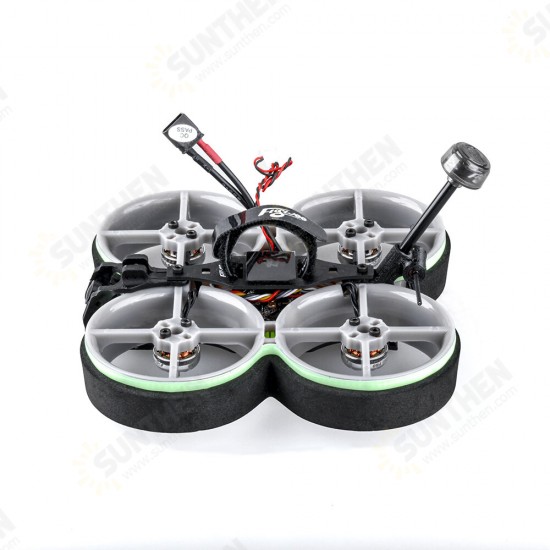 V1.2 Neon LED 90mm Wheelbase 2inch Analog Version 4S RC Drone w/ Caddx Ant Camera Support NIN V2 1203 PRO 3400KV Motor