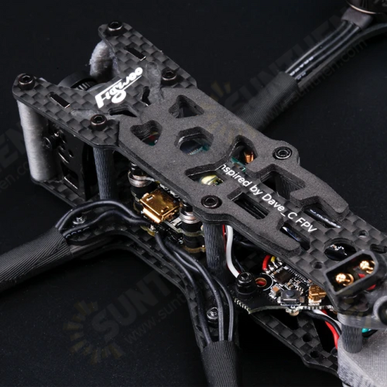 LR4 4S Micro Long Range FPV Racing RC Drone Ultralight Quad w/ Caddx Ant 600mw VTX GOKU 16X16 Micro Stack