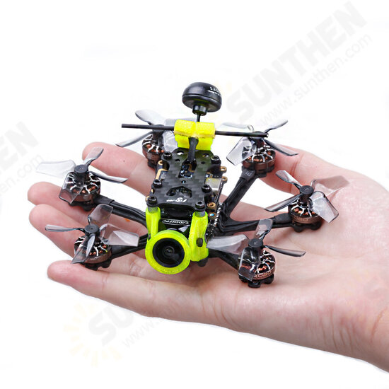 Firefly Hex Nano 90mm GOKU F4 13A ESC 4S 1.6 Inch Hexacopter Micro FPV Racing Drone BNF NO GPS Version w/ 5.8G 450mW VTX Caddx ANT 1200TVL Camera