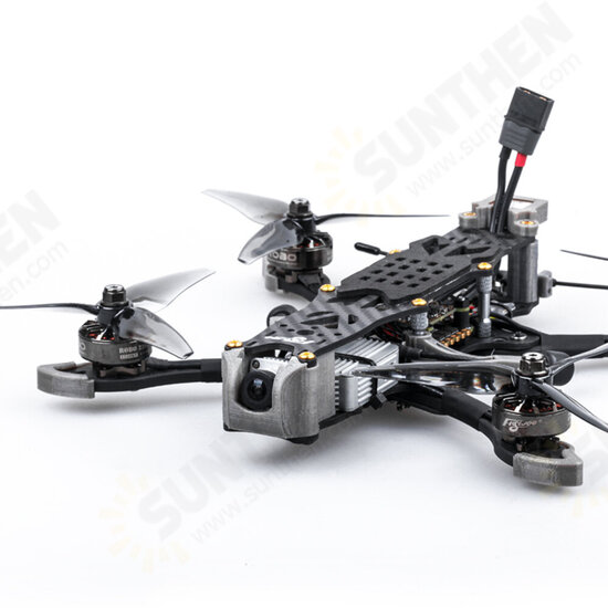 HD 6 Inch 6S Freestyle FPV Racing Drone BNF Caddx Air Unit Polar Digital HD System F7 Bluetooth FC GPS 1750KV 50A BLheli_32 ESC Titanium