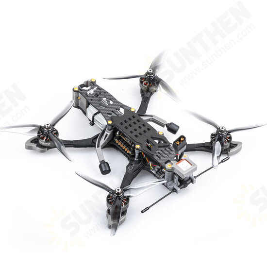 HD 6 Inch 6S Freestyle FPV Racing Drone BNF Caddx Air Unit Polar Digital HD System F7 Bluetooth FC GPS 1750KV 50A BLheli_32 ESC Titanium