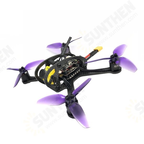 FSD Leader 3 130mm FPV Racing RC Drone F4 OSD 28A BLHeli_S Dshot600 48CH 600mW Caddx Micro F2 PNP