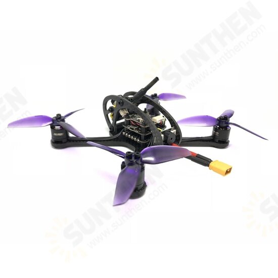 FSD Leader 3 130mm FPV Racing RC Drone F4 OSD 28A BLHeli_S Dshot600 48CH 600mW Caddx Micro F2 PNP