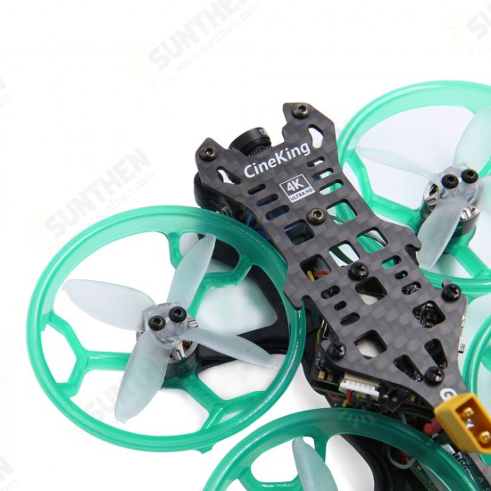 4K 95mm 2S 2 Inch FPV Racing Drone BNF/PNP 1103 8000KV Motor F4 FC OSD 12A BLheli_S ESC Caddx Tarsier HD Cam