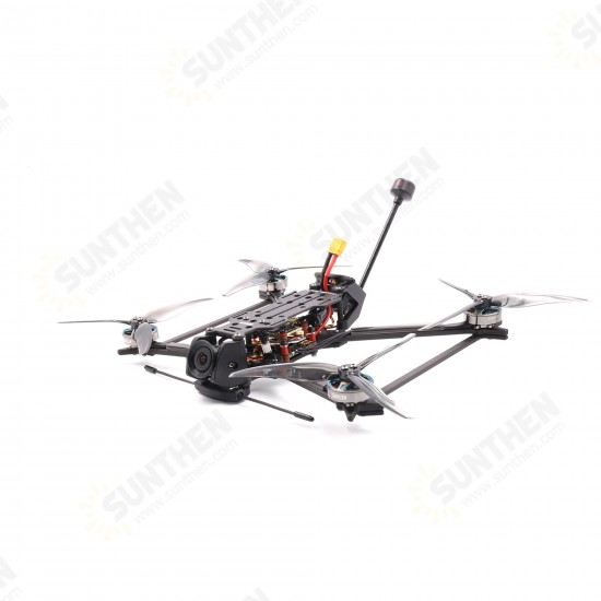 Crocodile 5 Baby 5 Inch 4S LR Analog Long Range FPV Racing Drone Caddx Ratel V2 5.8G 600mW VTX F722 AIO Flight Contoller 35A ESC GR2004 2550KV Motor