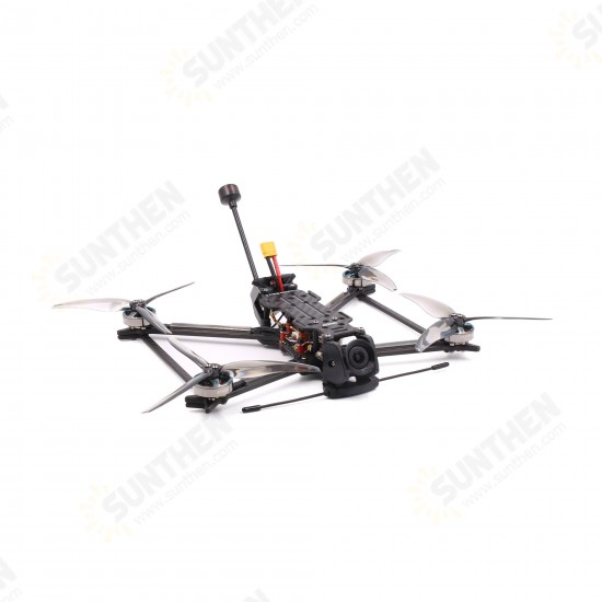 Crocodile 5 Baby 5 Inch 4S LR Analog Long Range FPV Racing Drone Caddx Ratel V2 5.8G 600mW VTX F722 AIO Flight Contoller 35A ESC GR2004 2550KV Motor