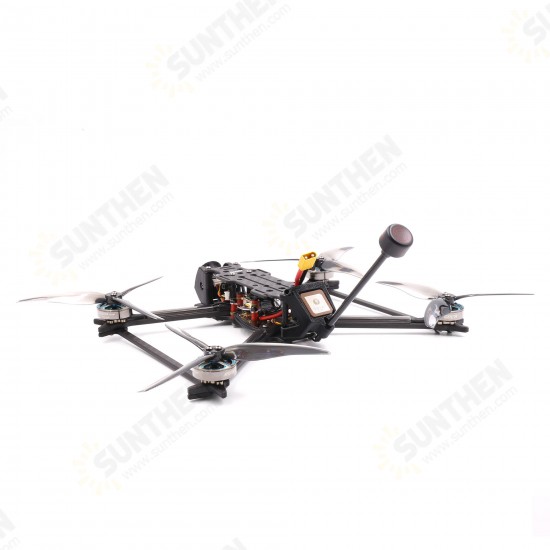 Crocodile 5 Baby 5 Inch 4S LR Analog Long Range FPV Racing Drone Caddx Ratel V2 5.8G 600mW VTX F722 AIO Flight Contoller 35A ESC GR2004 2550KV Motor