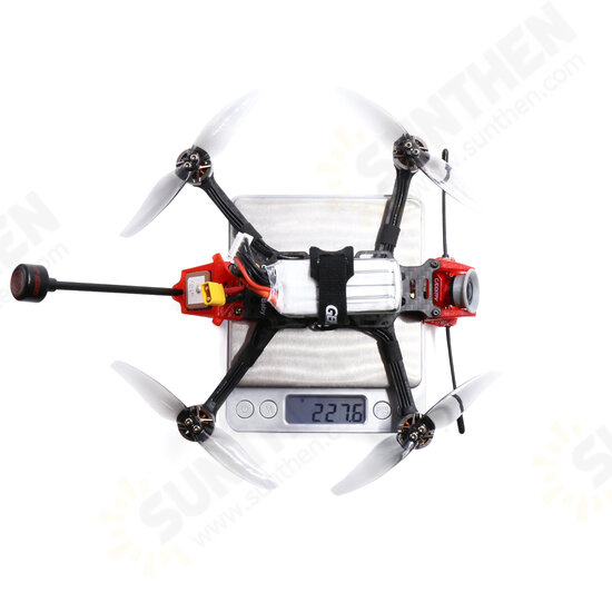 4 Inch Analog LR Micro Long Range 4S FPV Racing Drone PNP/BNF Caddx Ratel Cam VTX 5.8G 600MW GPS F4/F7 FC 20A/35A ESC 1404 2750KV Motor