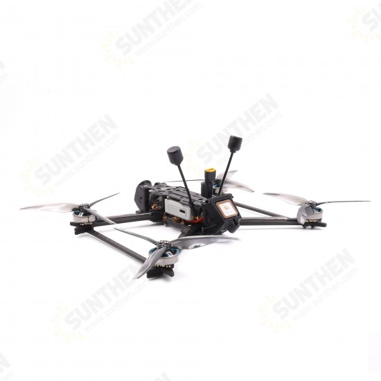 Crocodile5 Baby 5 Inch 4S LR HD Long Range FPV Racing Drone Air Unit F722 AIO Flight Contoller 35A ESC GR2004 2550KV Motor