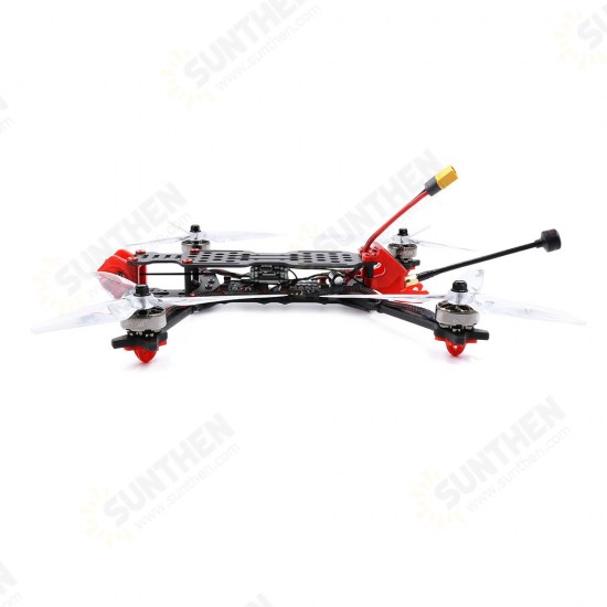 Crocodile7 Lite 7 Inch HD 6S LR Long Range FPV Racing Drone Caddx Polar Vista FPV System F722 FC 50A Blheli_32 Brushless ESC GR2306.5 1350KV Motor