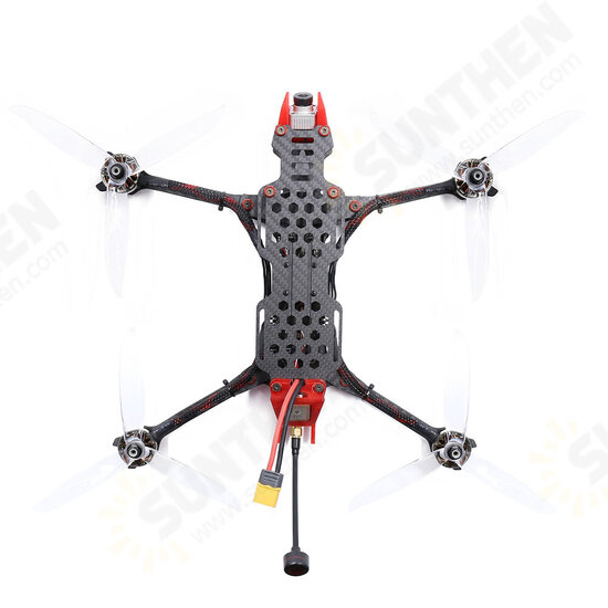 Crocodile7 Lite 7 Inch HD 6S LR Long Range FPV Racing Drone Caddx Polar Vista FPV System F722 FC 50A Blheli_32 Brushless ESC GR2306.5 1350KV Motor