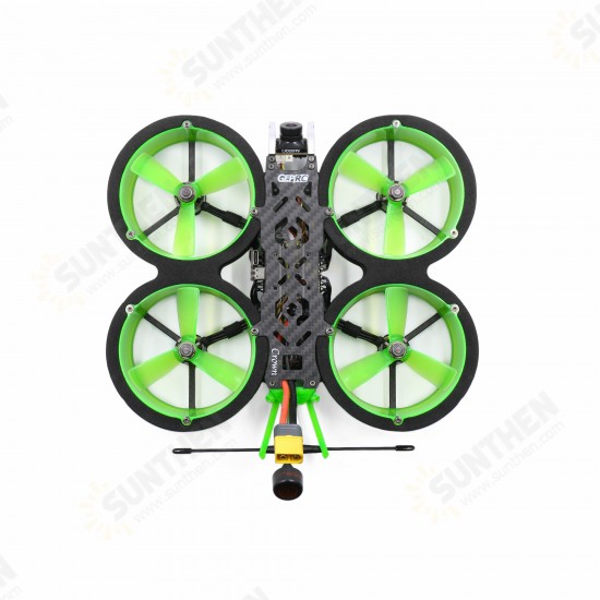 Crown Analog 3 Inch 4S Cinewhoop FPV Racing Drone PNP/BNF Caddx Ratel V2 Cam 600mW VTX SPAN F722 HD FC 1408 3500KV Motor 45A Blheli_S ESC