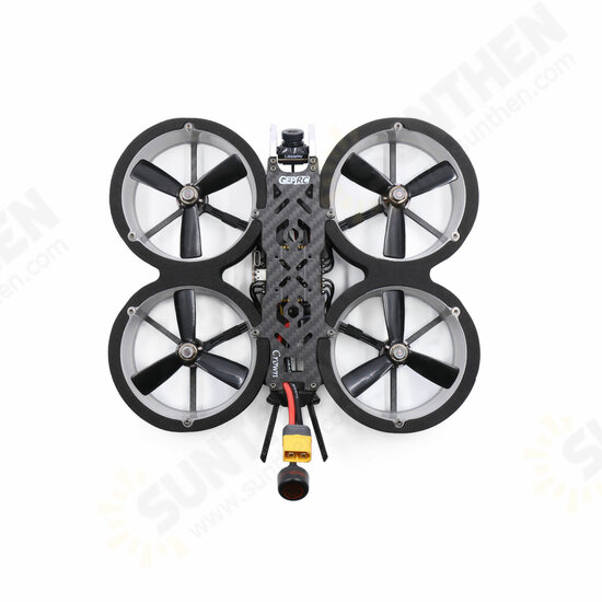 Crown HD 3 Inch 4S Cinewhoop FPV Racing Drone PNP/BNF Caddx Vista Nebula NANO SPAN F722 HD FC 1408 3500KV Motor 45A Blheli_S ESC