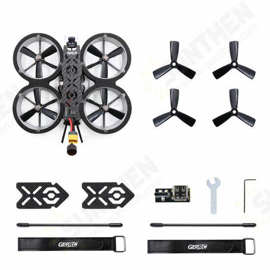 Crown HD 3 Inch 4S Cinewhoop FPV Racing Drone PNP/BNF Caddx Vista Nebula NANO SPAN F722 HD FC 1408 3500KV Motor 45A Blheli_S ESC