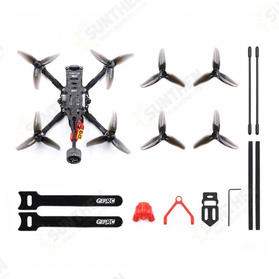 HD Toothpick 125mm 2.5 Inch 4S FPV Racing Drone PNP/BNF Caddx Polar Vista Cam 20A ESC F4 FC AIO GR1105 5000KV Motor