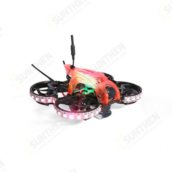 LED 79mm F4 OSD 12A ESC 2S Whoop FPV Racing Drone RTF w/ GR8 Radio Transmitter RG1 FPV Goggle