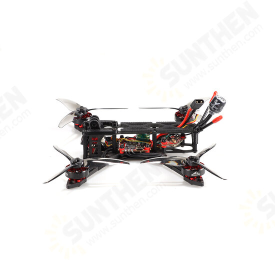 4 FR Analog Sub250g 180mm Zeus25 AIO F7 4S 4 Inch Freestyle FPV Racing Drone w/ 350mW VTX Caddx Ratel 2 1200TVL Camera