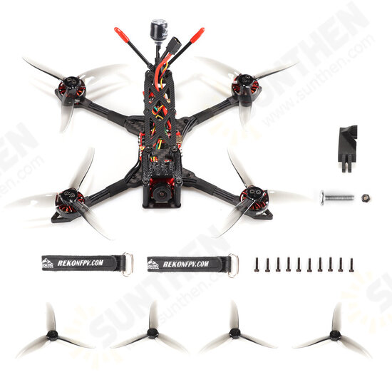 4 FR Analog Sub250g 180mm Zeus25 AIO F7 4S 4 Inch Freestyle FPV Racing Drone w/ 350mW VTX Caddx Ratel 2 1200TVL Camera