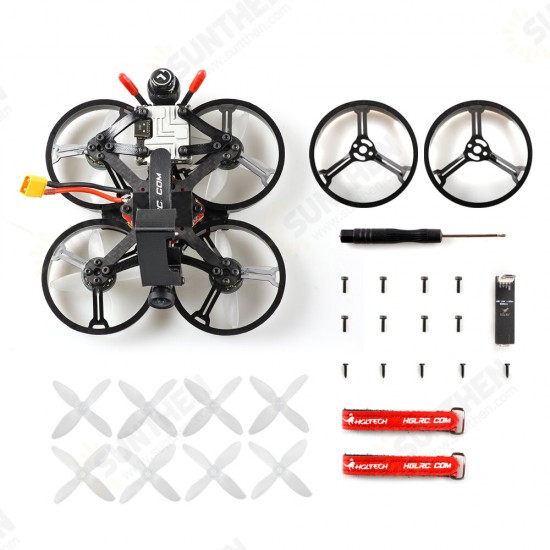 90mm Pusher 4S 2inch RC Drone HD Version CADDX Nebula Nano Camera Zeus 13 AIO Flight Controller 1303.5 Motor