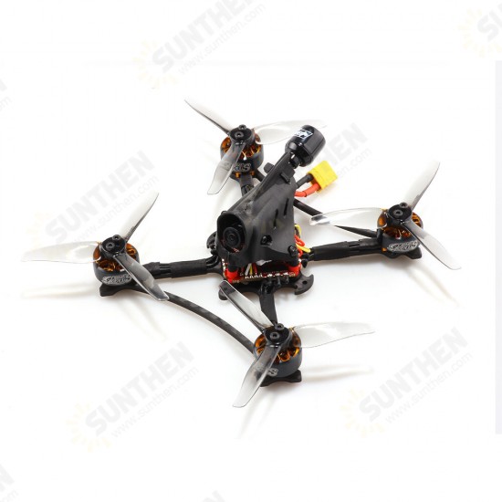 120X Pro 120mm 4S Zeus25 AIO 3 Inch Ultralight Toothpick FPV Racing Drone PNP BNF w/ 1404 4800KV Motor 25-350mW Caddx ANT 1000TVL Camera