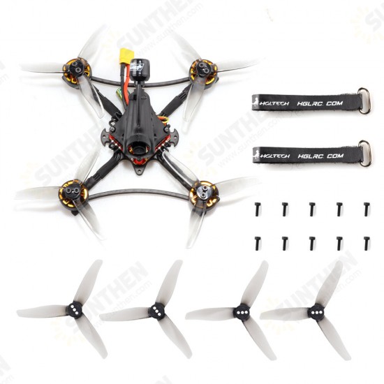 120X Pro 120mm 4S Zeus25 AIO 3 Inch Ultralight Toothpick FPV Racing Drone PNP BNF w/ 1404 4800KV Motor 25-350mW Caddx ANT 1000TVL Camera