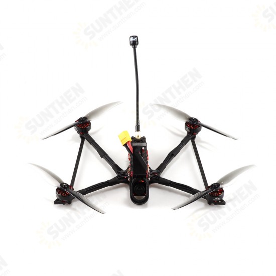 6 Analog F7 4S 6 Inch Mini Long Range FPV Racing Drone BNF w/ 2105.5 1500KV Motor 800mW VTX Caddx Ratel 2 1200TVL FPV Camera