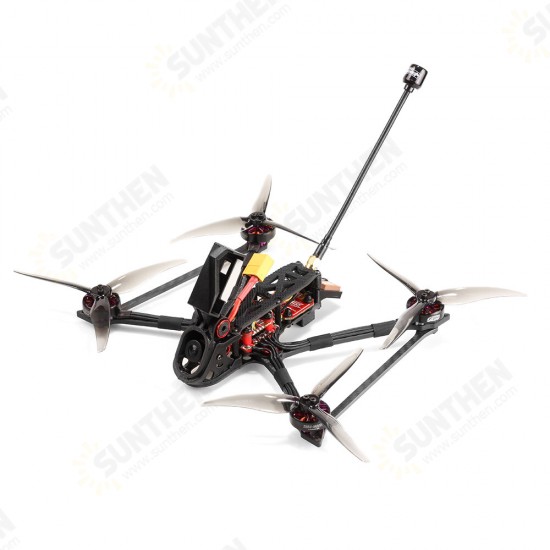 5 Micro Long Range 5Inch 4S RC Drone FPV Racing Drone Analog Caddx Rate2 Camera F722 mini Flight Controller 30A 4in1 ESC 2004 Motor VTX Zeus 800mW