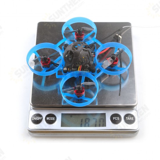 ELRS 1S 65mm F4 AIO 5A ESC ELRS Receiver And 5.8G VTX Brushless Whoop FPV Racing Drone BNF w/ 0702 26000KV Motor RunCam Nano 3 Camera