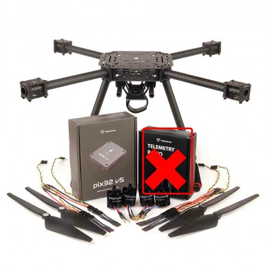 X500 KIT Pix32 V5 Ardupilot 500mm Wheelbase 10 Inch FPV Drone w/ 2216 880KV Motor 20A BL_S ESC Combo