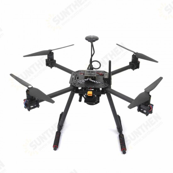 X500 Pixhawk4 / Pixhak4 Mini 500mm Wheelbase FPV Drone w/ 2216 880KV Motor 20A BL_S ESC 1045 Propeller Combo for RC Drone