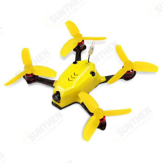 110GT 117mm RC FPV Racing Drone with F3 4in1 10A Blheli_S 25mW 16CH 800TVL BNF