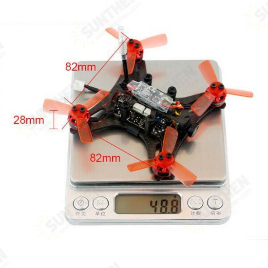 90GT 90mm Brushless Mini RC FPV Racing Drone with Micro F3 Flight Controll 16CH 800TVL VTX