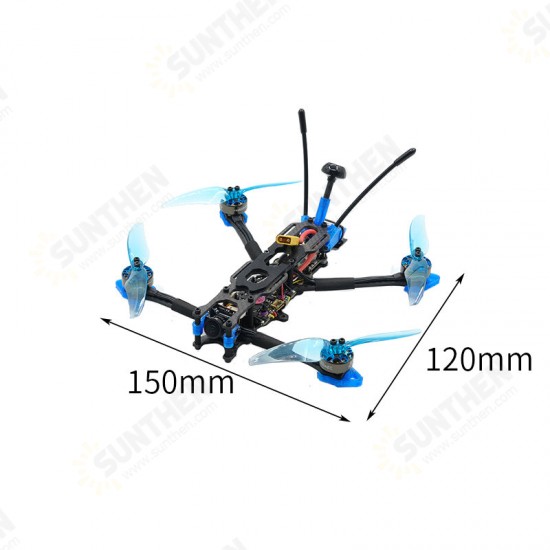 175mm 4 Inch 3-4S Toothpick FPV Racing Drone 1404 Motor Flight Controller AIO FOXEER Racer 1200TVL Camera Long Range/LR