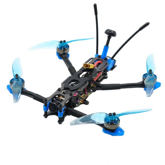 175mm 4 Inch 3-4S Toothpick FPV Racing Drone 1404 Motor Flight Controller AIO FOXEER Racer 1200TVL Camera Long Range/LR