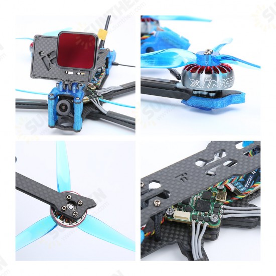 LR 4S 5inch 219mm Long Range FPV Racing RC Drone Analog Version w/Caddx.us Ratel V2 Cam SucceX-E mini F7 Stack XING 2005 Motor